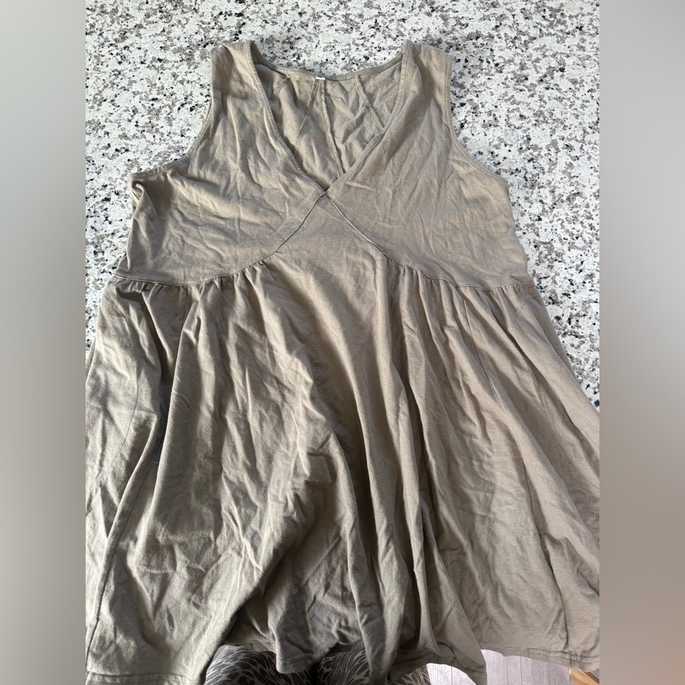 Mini dress with pockets